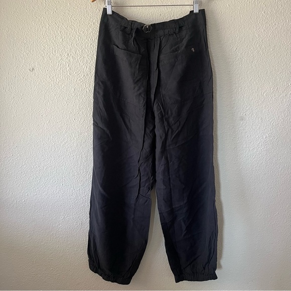 Pilcro by Anthropologie Black Linen Joggers Size 30 - Picture 3 of 8